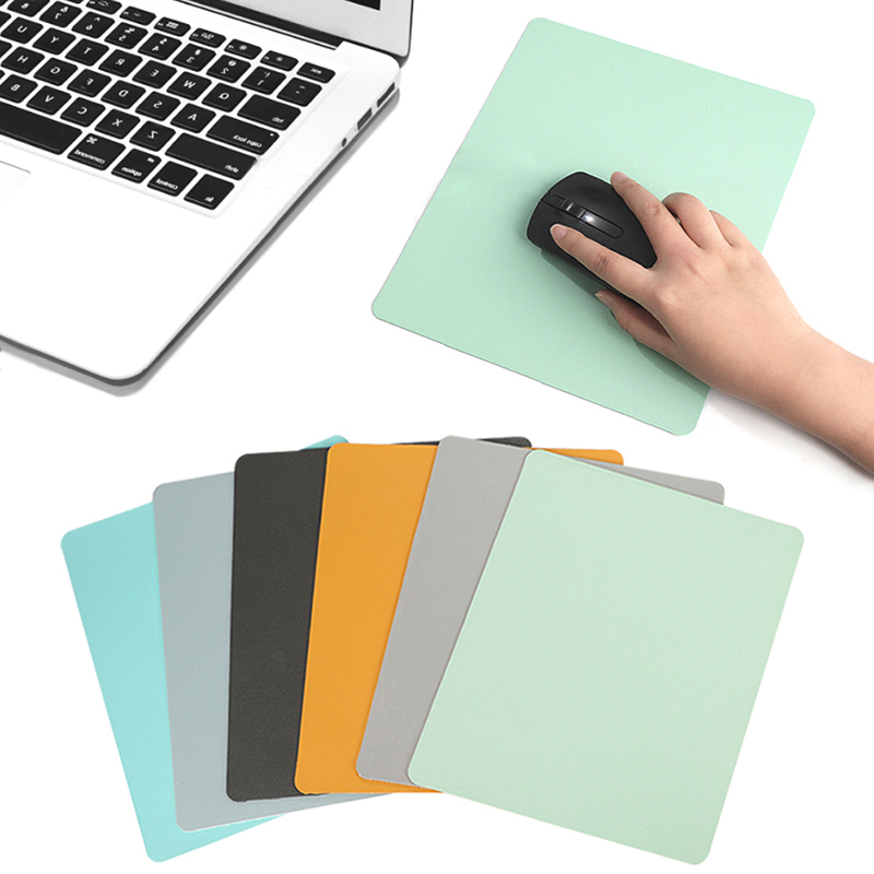 Liten pu-musmatta halkfri spelmusmatta halkfri vattentät repfri lätt att rengöra matta för bärbara datorer och stationära datorer