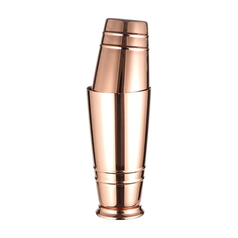 Rustfritt stål boston bar cocktail shaker bartender drikke shakere 19qb
