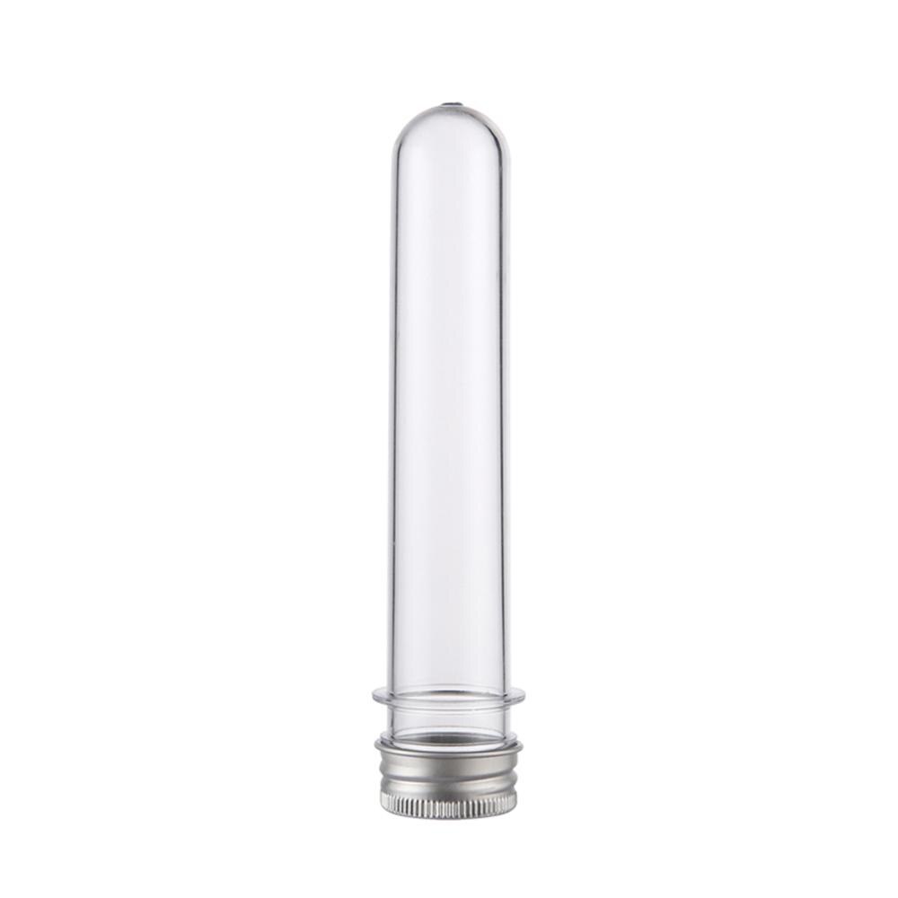Kunststoff Prüfung Rohre Klar und transparent Süssigkeit Lagerung Container mit Schraube Kappen 40ml 10Stck