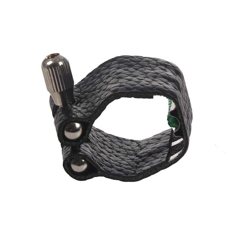 Lederen merk nozzle lock rietbinder met richter voor alt tenor standaard saxofoon