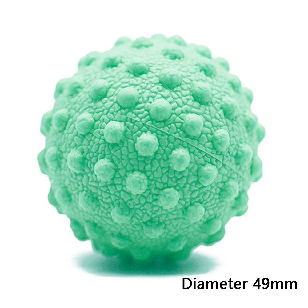 TPR Spiky Massage Ball Trigger Point Hand Foot Pain Relief Plantar Fasciitis Reliever Exercise Ball Hedgehog TrainingGriper Ball: Dark Green