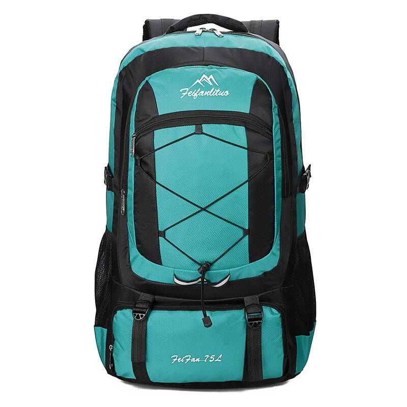 75L Waterproof unisex men backpack travel pack sports bag pack Outdoor Camping Mountaineering Hiking Climbing backpack for male: Green