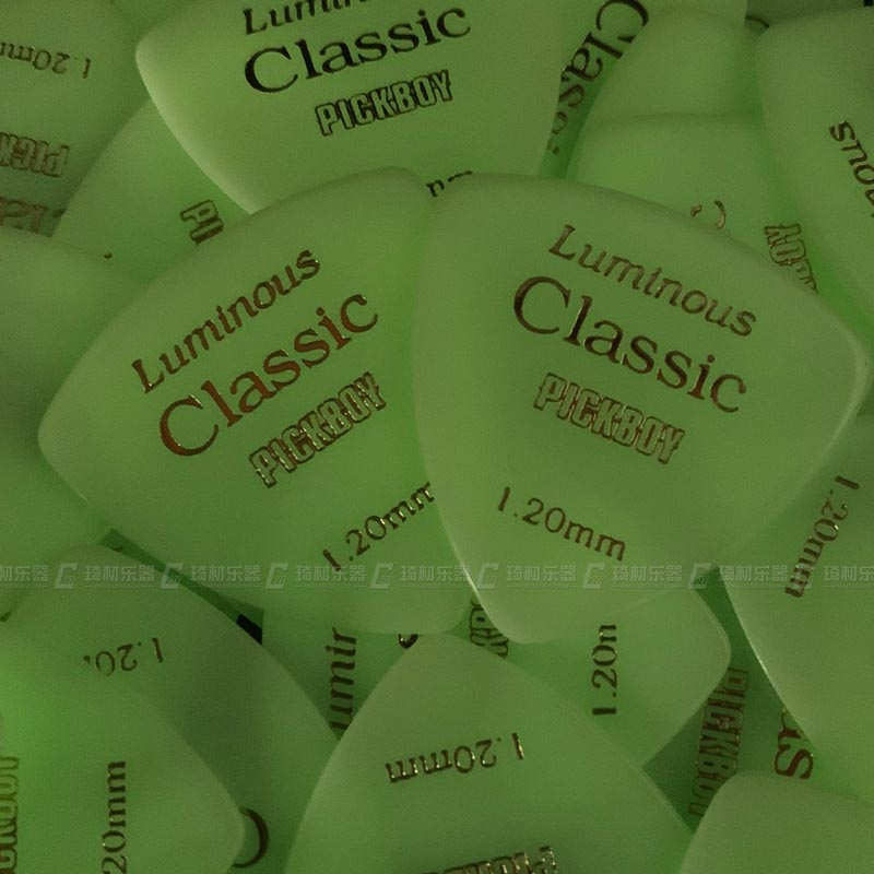 Pickboy Lichtgevende Glow in The Dark Gitaar Pick, door 1 Stuk