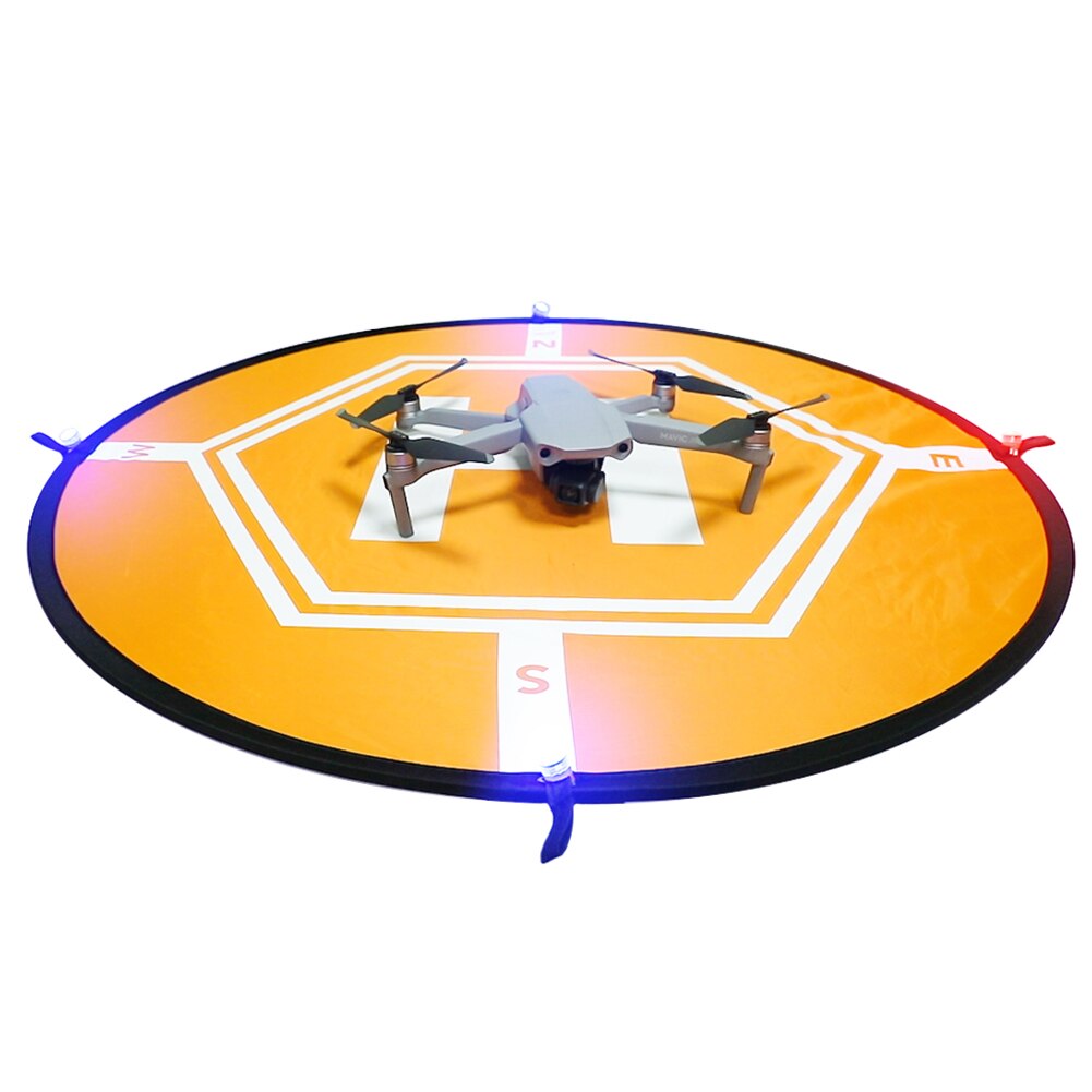 31inch Accessories Portable Drone Landing Pad Waterproof RC Quadcopters Station Parking With 4 LED Lights For DJI Mavic Air Mini