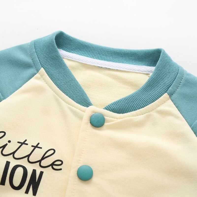 Kinderkleding Lente Herfst Leuke Meisjes Jassen Kinderen Jassen Jongen Brief Sport Hoodied Jassen Cartoon Jas 1-6Y