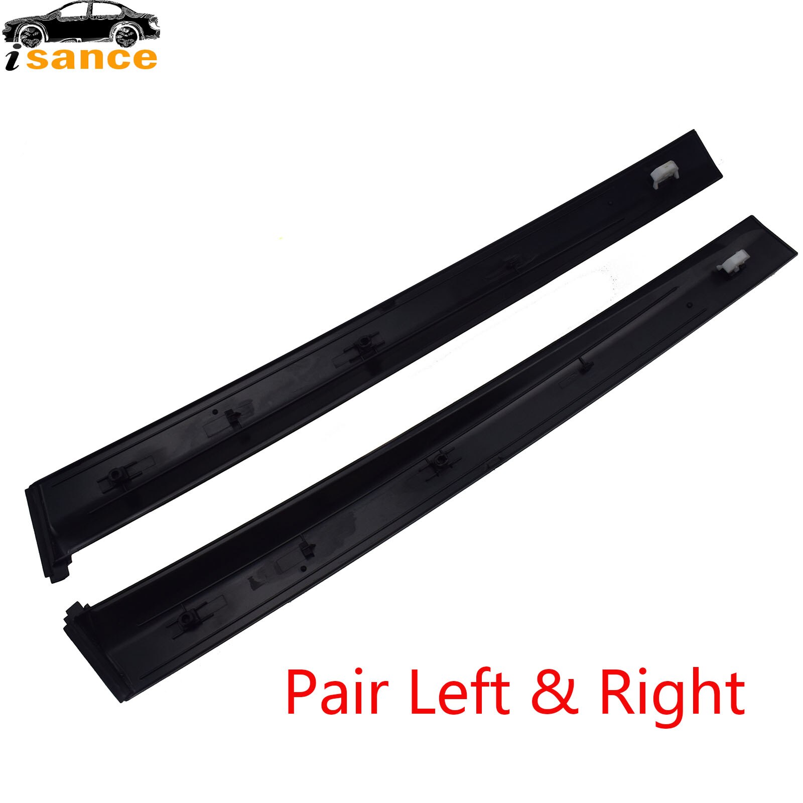 Isance Door Garnish Trim Pillar Sash Left Right Set For 1992 1993 1994-1995 Honda Civic 2Dr 3Dr 72430-SR3-003 72470-SR3-003: Champagne