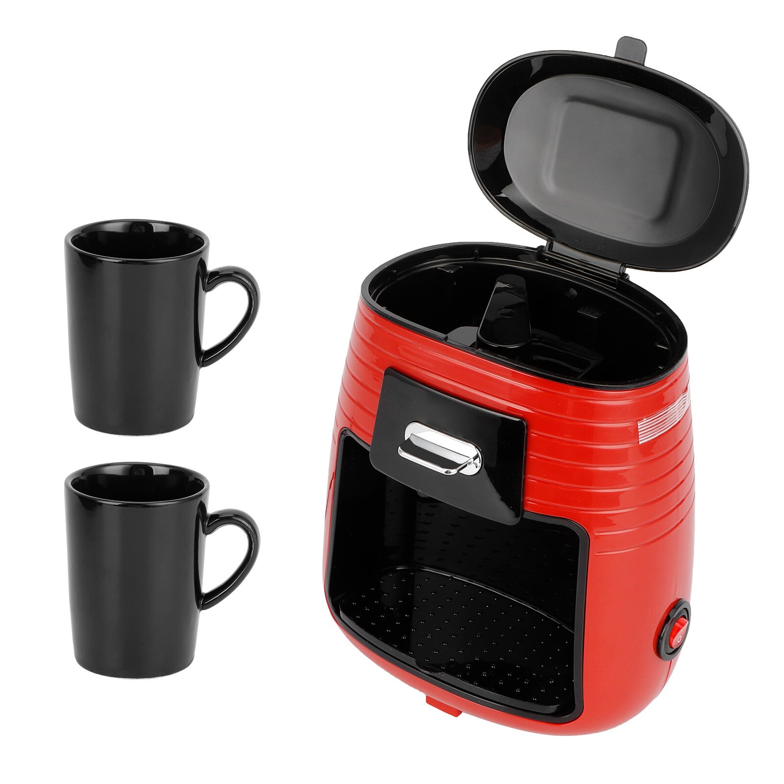0.25L Full Automatic Coffee Machine American Double Cup Drip Coffee Maker Tea Making Concentrated American Espresso Drip Machine
