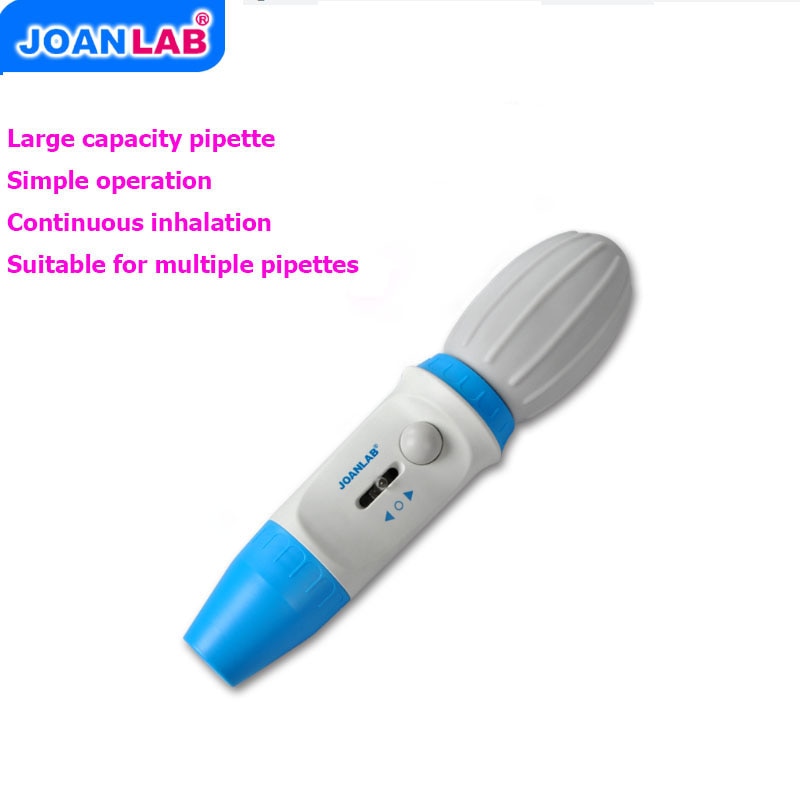 JOANLAB Pipette Pump Transfer Pipette Single Channel Adjustable pipettor with Tube, Lab Liquid handing