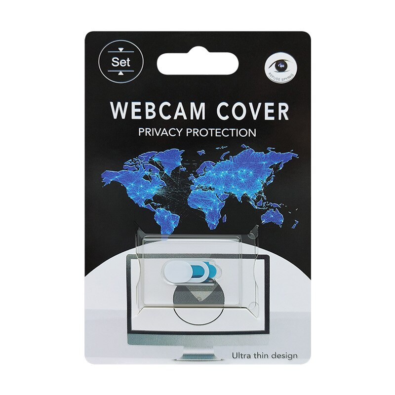 Beste Plastic Webcam Shutter Cover Web Camera Veilige Beschermen Privacy Voor Desktop Laptop Telefoon Camera 'S Bescherming: 1pcs White With Bag