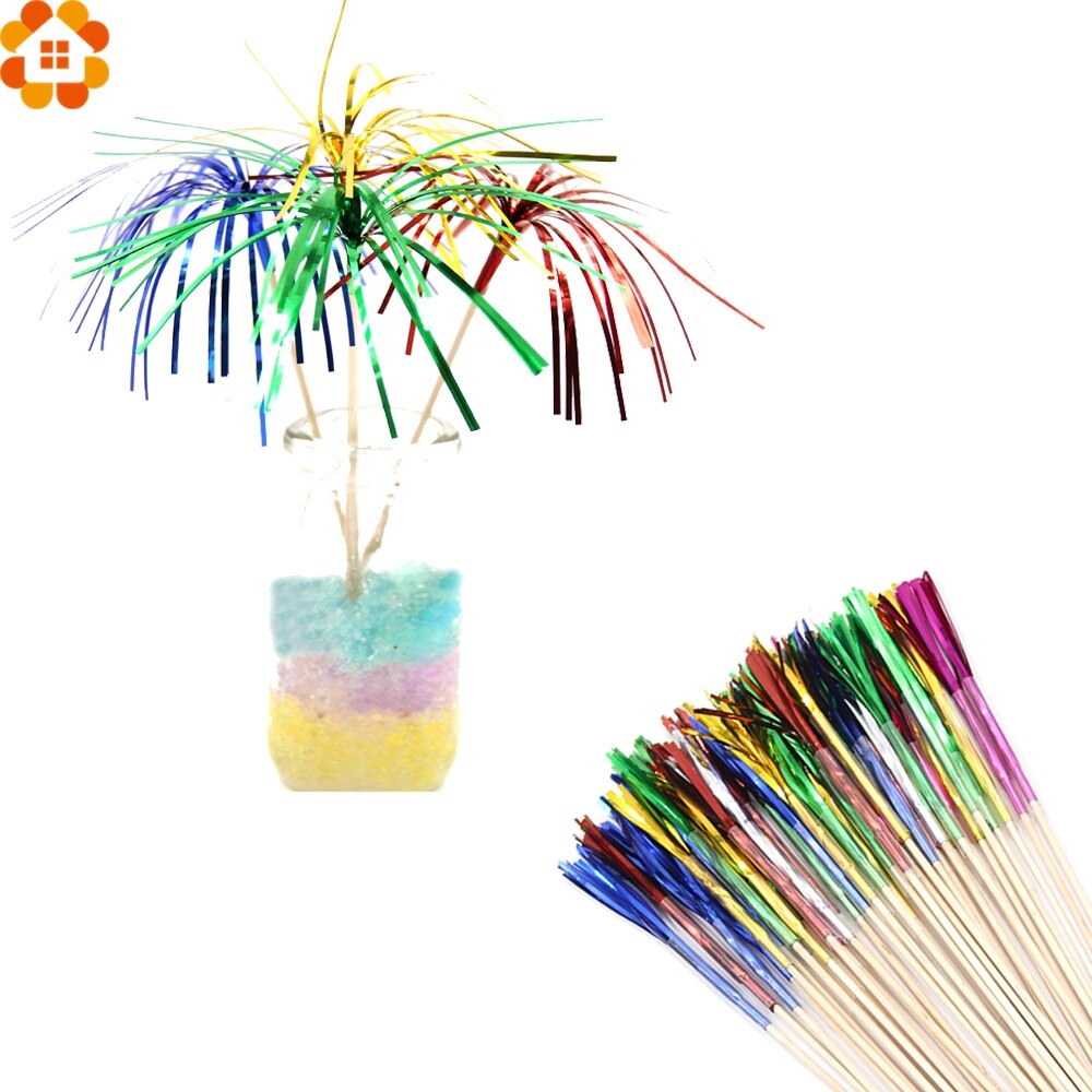 50PCS Cupcake Toppers Cocktail Decoration Topper Picks Party Favors DIY Wedding/Birthday Party Decoration Baby Shower Supplies