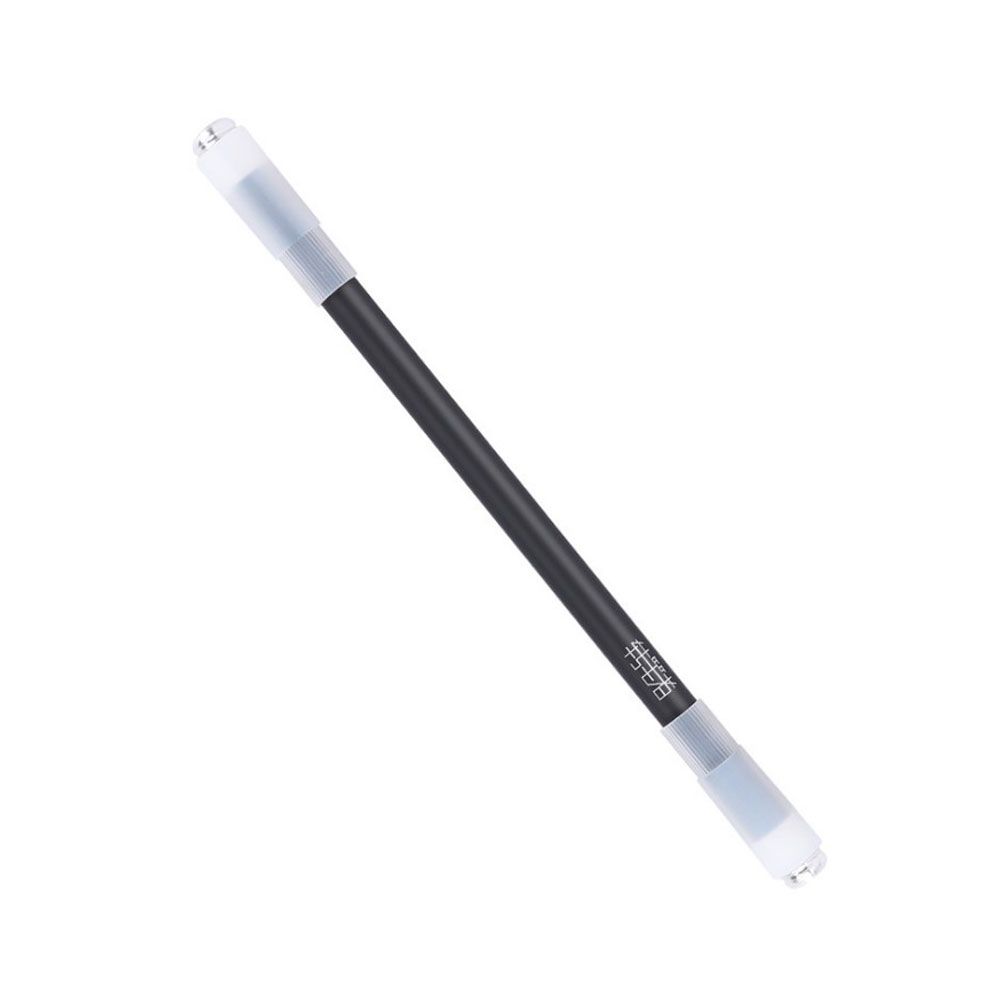 1PC Spinnen Kuli Kreative Gelegentliche Blitz Rotierenden Spielen Gel Stifte Schüler Spielzeug Freisetzung Druck Komfortable Penspinning Stift: C-Schwarz