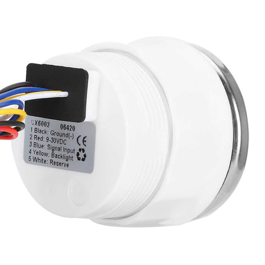 digital fuel gauge fuel level gauge 2in Fuel Level Gauge Intelligent Alarm IP67 Waterproof Marine Auto Instrument 316