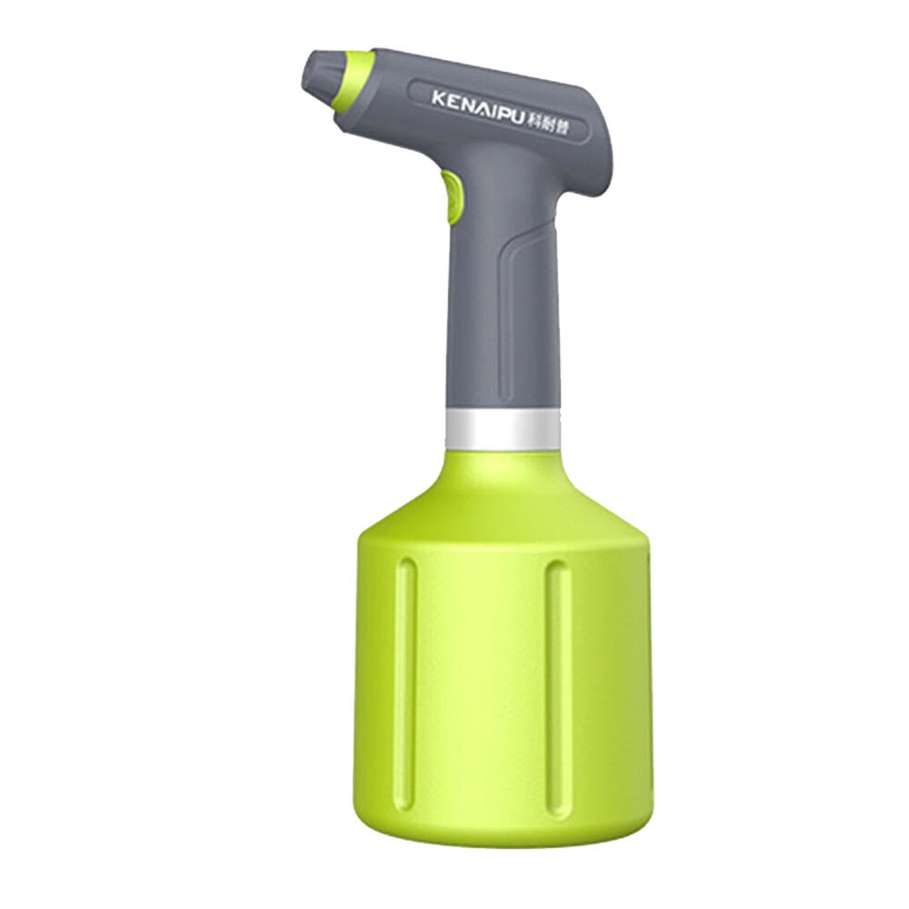 Regadera eléctrica con USB para interiores y exteriores, pulverizadores eléctricos, botella de agua, rociador de niebla, pulverizador eléctrico desinfectante, herramientas de jardín: Green