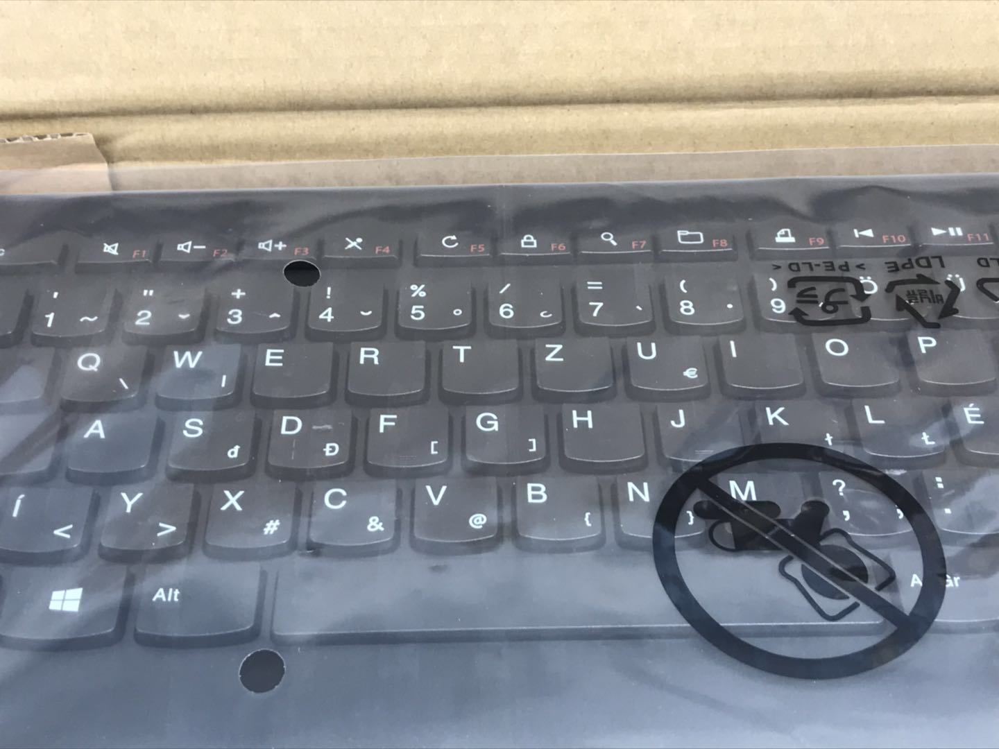 Computer wireless mouse For Lenovo Thinkpad Ultra Thin Wireless Germany keyboard KBRF3971 W/Mouse 03X6238