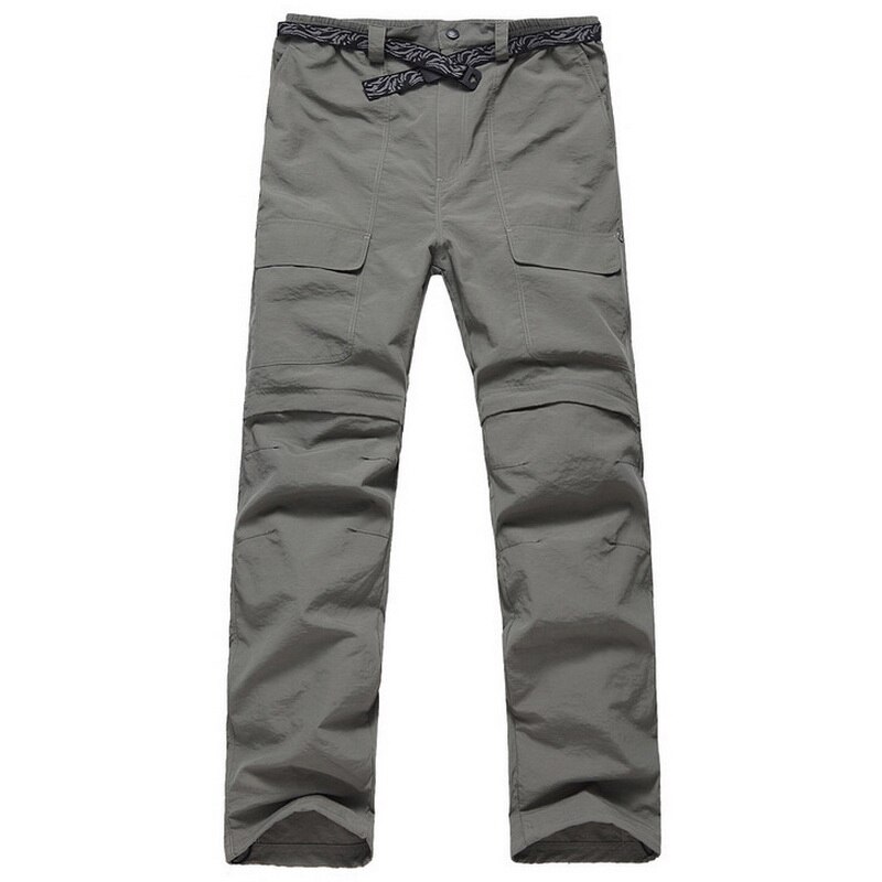 Detachable Quick Dry Outdoor Hiking Pants Men Mountain Climbing Trousers Summer Camping Trekking Sport Pants
