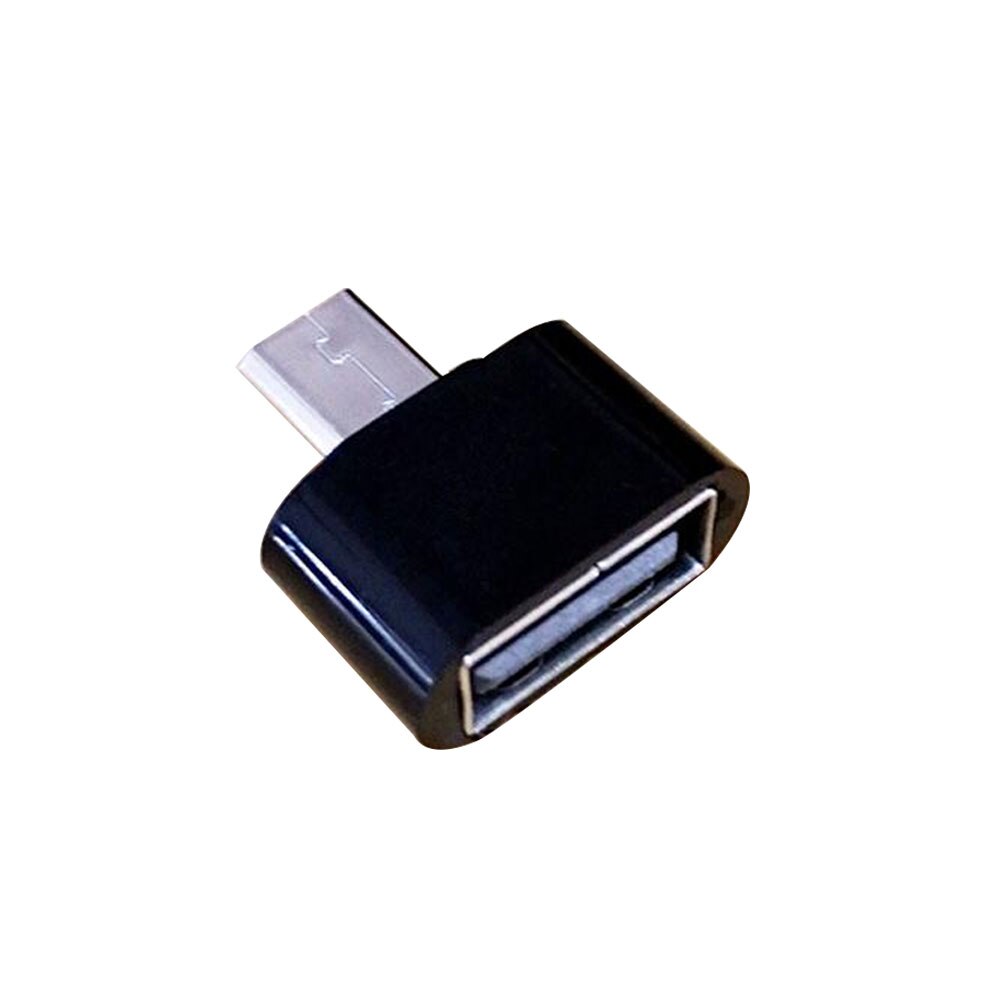 Universal Durable Mini Micro a USB 2,0 OTG adaptador conector para Android Teléfono Móvil accesorios electrónicos: Black