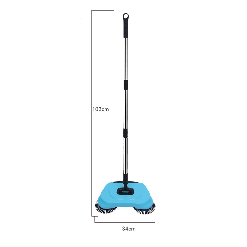 Pelle à poussière magique de balai d'acier inoxydable de balayeuse de poussée de main de Type de poussée pour des éléments de nettoyage facilement portatifs