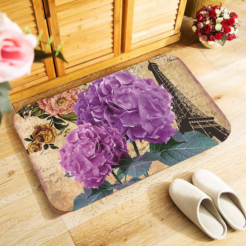 Retro london mobiltelefonboks 40 x 60cm udendørs entré dørmåtte lille område tæppe til soveværelse køkken gang dørmåtte skridsikre dørmåtte: Mu 208