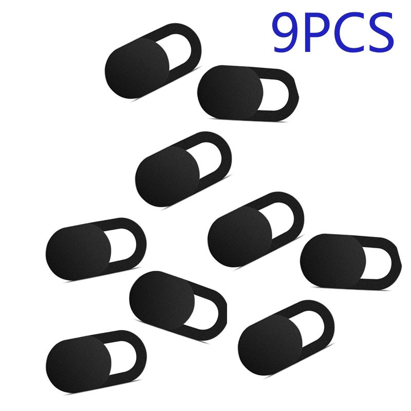 6/9 Pcs Webcam Cover Web Camera Privacy Blocker Computer 0.7mm Ultra Dunne Zwarte