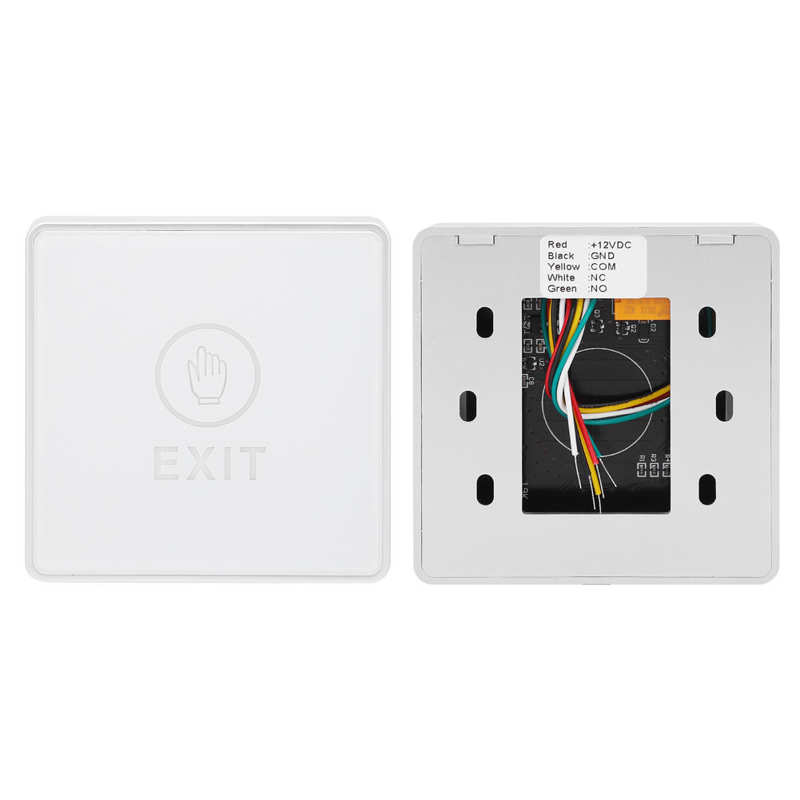 Smart Switch Led Display Toegangscontrole Deur Exit Switch Touch Knop Gevoelige Met Montage Schroeven Touch Schakelaar
