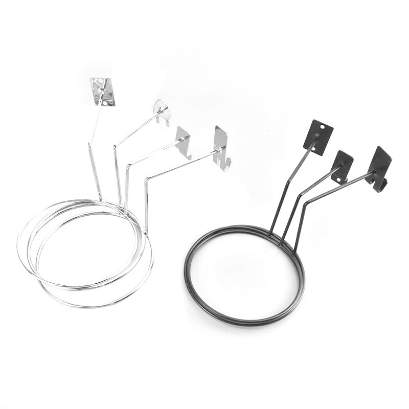 1PC Wall Mounted Helmet Stand Organizer Hanger Hat Cap Storage Display Holder Rack