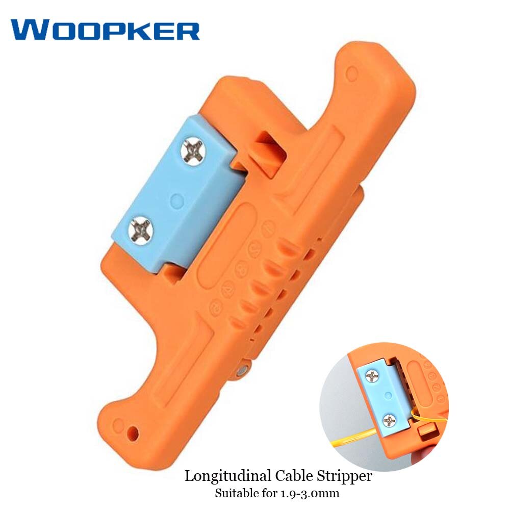 Longitudinal Stripper Slitter Cable Sheath Cutter Optical Fiber Tool