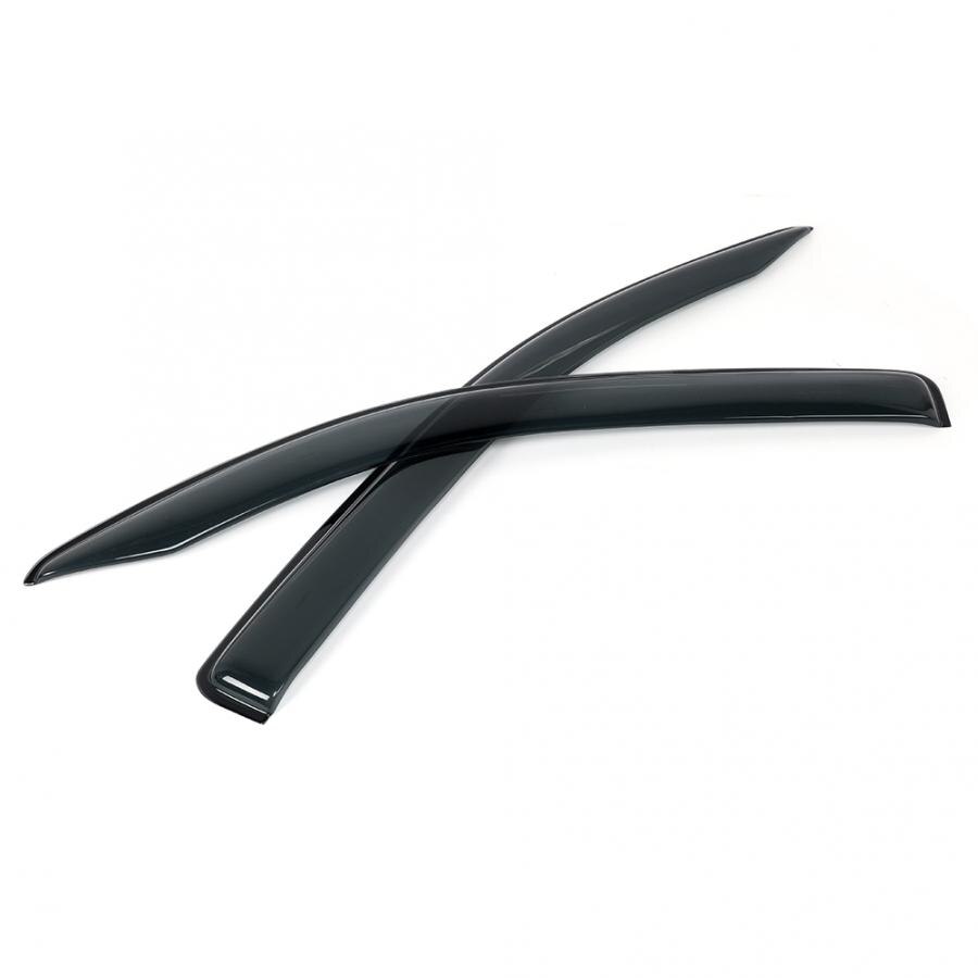 2pcs Smoky Window Visor Shades Sun Rain Guard Fits for Toyota HIACE - car accessories Awnings Shelters