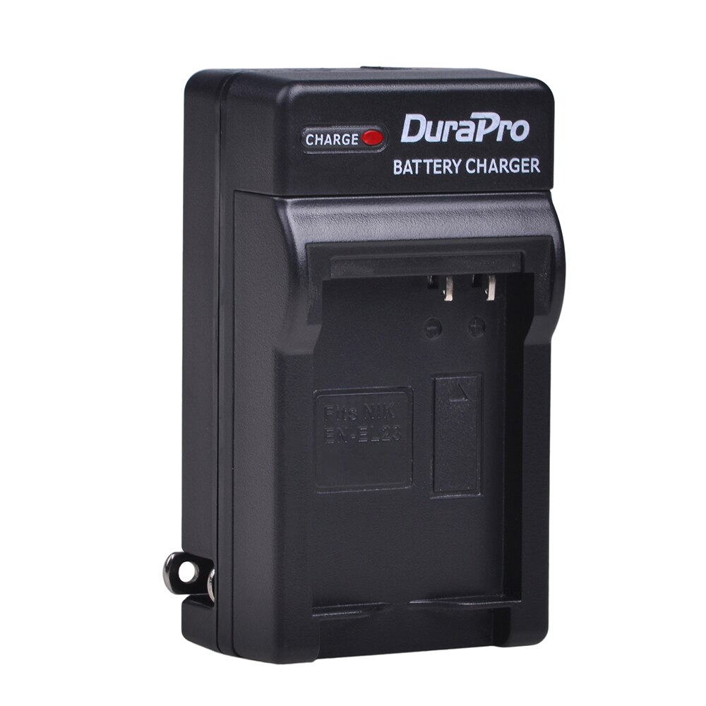 DuraPro 1pc 1850mAh EN-EL23 EN EL23 Li-Ion Batterij + Auto/Muur Lader Voor Nikon COOLPIX P900, p610, P600, B700, S810c Camera