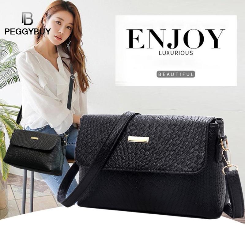 Casual Schoudertas eenvoudig Dames Cross Body Bag Vintage Tas Tas Vrouwen Schouder Moeder Eenvoudige Flap Handtas