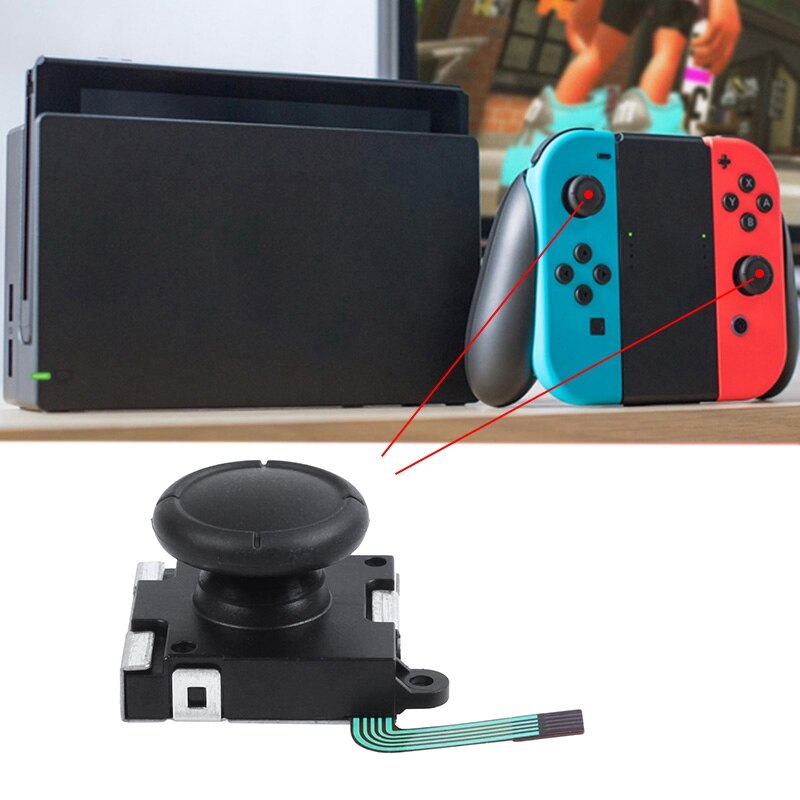Le pouce de Joystick analogique 3D colle les remplacements de capteur pour le contrôleur de Con de joie de commutateur de Nintendo