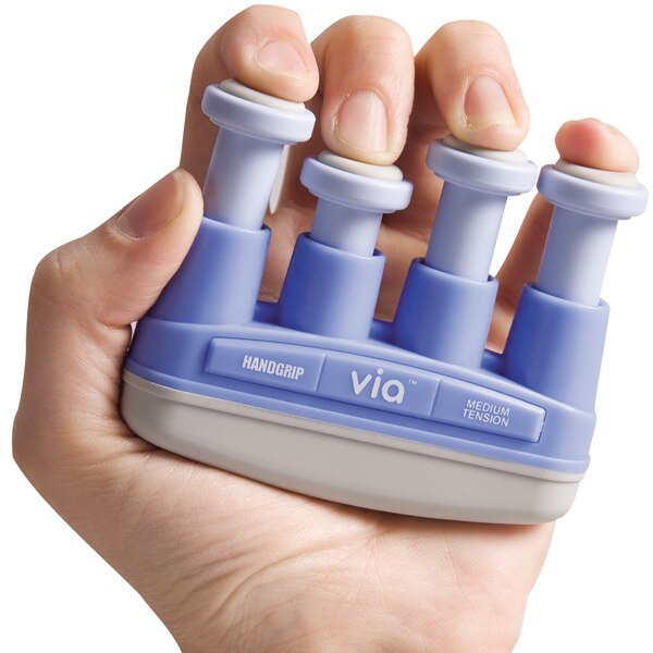 Prohands via edition instapniveau handtrainer voor gitaar, bas, piano, ukelele, spanning 1lb-6 lbs , 7 kleuren beschikbaar