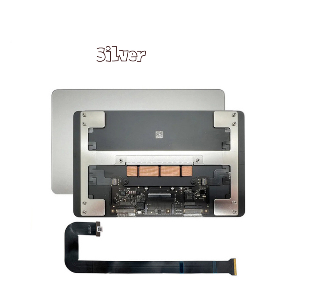 y Original para MacBook Air Retina 13,6 "M2 A2681 Force Trackpad Touchpad gris plata Starlight Midnight Color 2022 año: Blanco