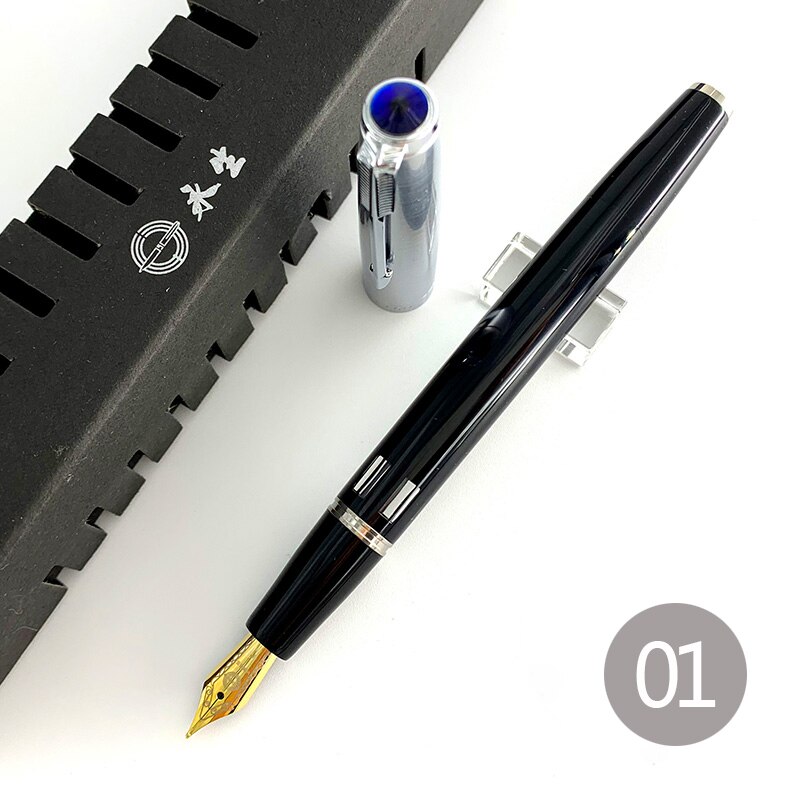 Yong Sheng 601A Vacumatic Double Bead Fountain Pen F Nib Ink pens for writing school stationery pen: A-sm01