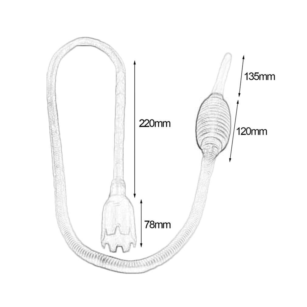 Aquarium Fish Tank Cleaner Water Exchange Tool Suction Pipe Tube Aquarium Simple Fish Tank Vacuum Siphon Pump Cleaner
