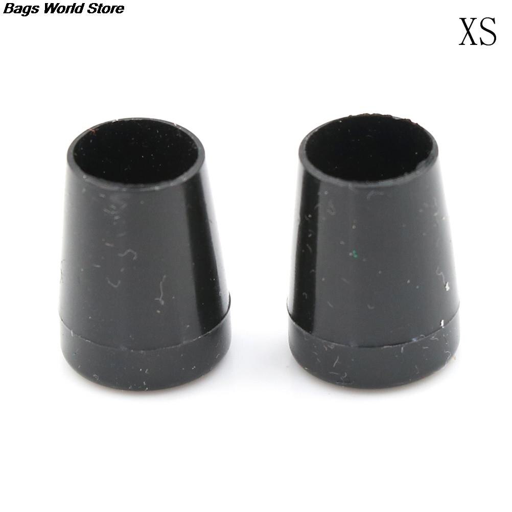 Couvre-chaussures Transparent pour danse latine, 4 tailles, bouchons de protection pour talons hauts, résistant à l'usure, pour mariage: Black XS