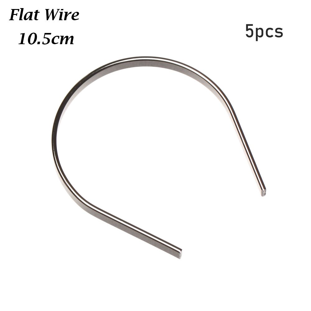 Accesorios de decoración para el cabello de muñecas, piezas de banda para la cabeza, materiales para diademas de muñecas, 1/3, 1/4, 1/6, 5 uds.: Caqui oscuro