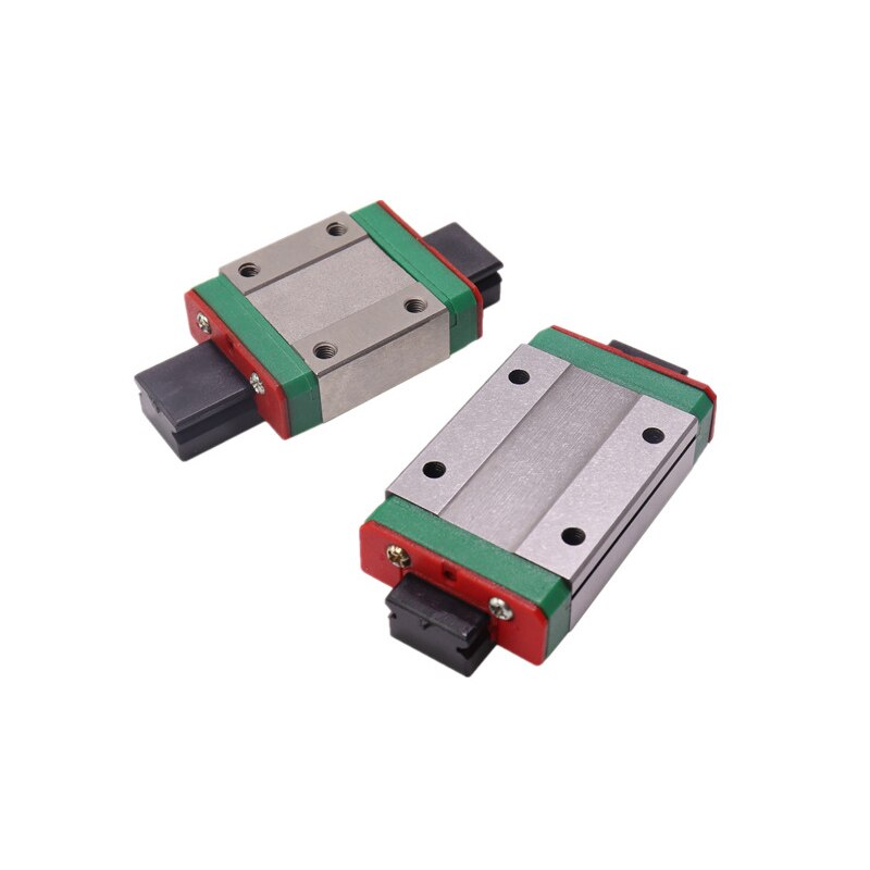 1Pcs Lineaire Rail Gids Vervoer Blok MGN7C MGN7H Voor MGN7 Mgn Mini Lineaire Gids Vervoer Cnc 3D Printer Onderdelen zwart Rood Groen: MGN7C / Green