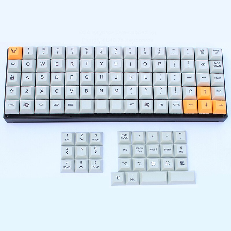 Dsa Keycaps Voor Planck Niu40 XD75 RGB75 Ortholinear Toetsenborden Voor Cherry Mx Schakelaars Van Mechanische Toetsenbord