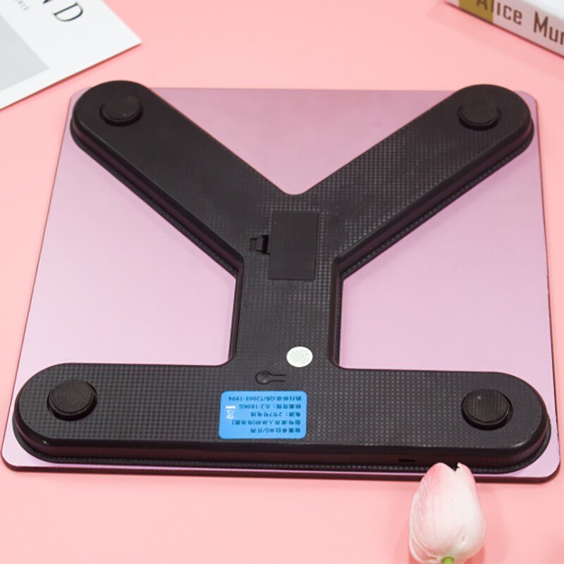 Digital Body Weight Bathroom Scale Floor With Step-On Technology Bluetooth Smart Body Fat 3 Color Measuring Tools Scales