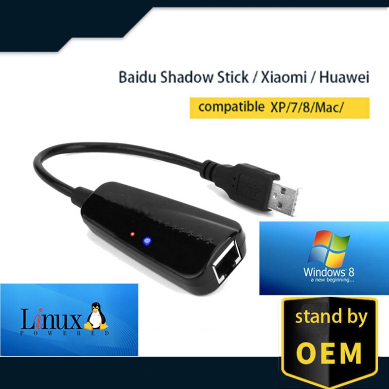 Realtek 8152 chipset 10 / 100Mpbs USB 2.0 to RJ45 network Lan adapter card for desktop laptop office home
