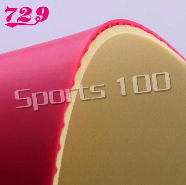 1x 729 804 arc-proof table tennis rubber for racket pimples in with 2.0mm Thickness spong defensive rubber