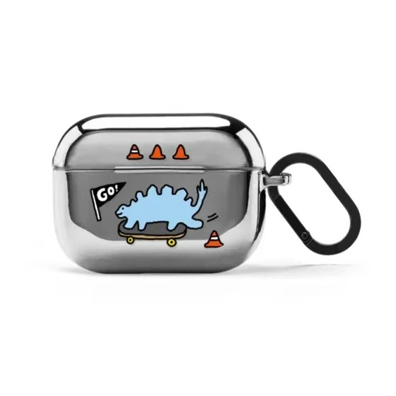 Colorful Hearts Electroplated Case for AirPods 3 4 Pro Pro2 Earbuds Cover