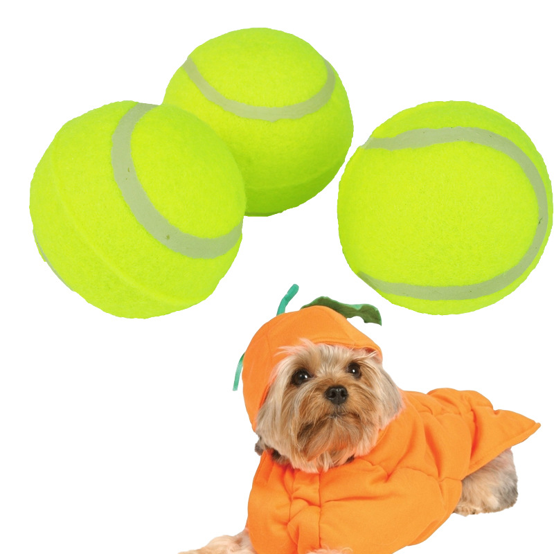 Itstyle ingen elasticitet 60mm tennisbold til tyggetøjsdyr til kæledyr: Type 1