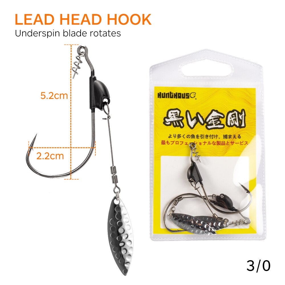 Hunthouse soft lure 5g 10g 15g 20g fishing lead head screw head jig head for big shad fishing tool fishing equipment: 326-3-0