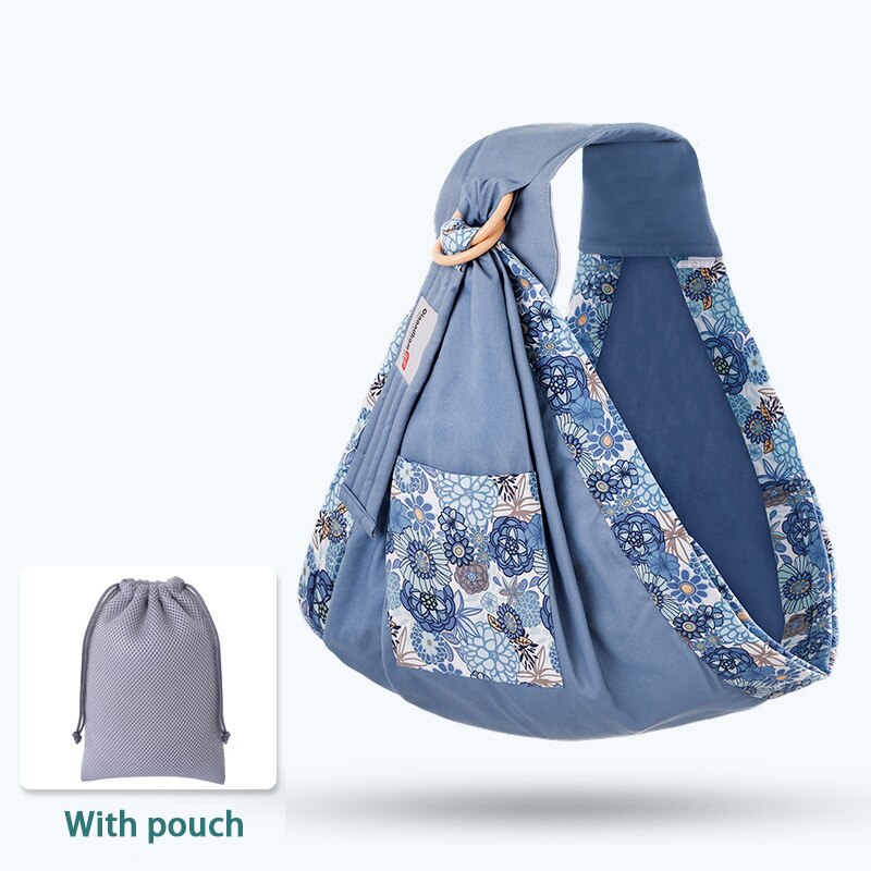 Baby Wrap Ring Sling Baby Carrier Backpack Nursing Cover for Infants Toddlers Soft Natural Wrap Breathable Cotton Kangaroo Bag: 9