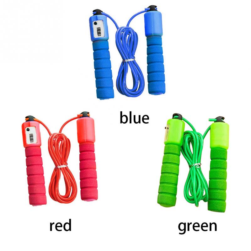 Jump Ropes with Counter Sports Fitness Adjustable Fast Speed Counting Jump Skip Rope Skipping Wire