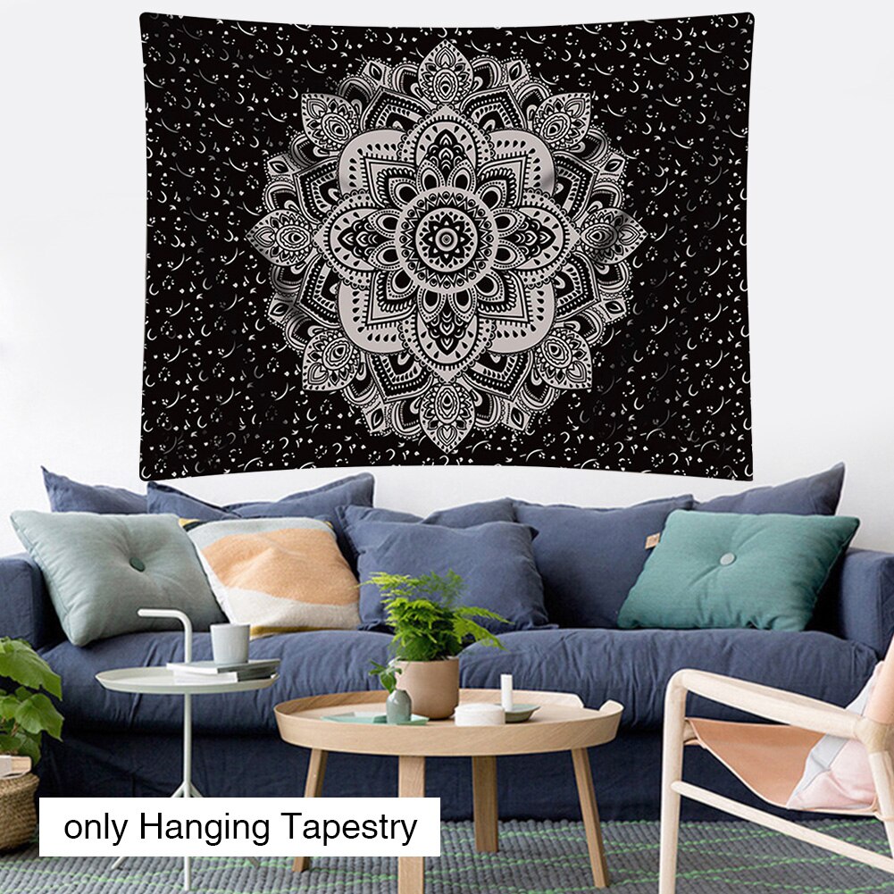 Living Room Floral Office Digit Printed Hanging Tapestry Photo Show Background Hotel Craft Mandala Wall Mounted Home Decoration