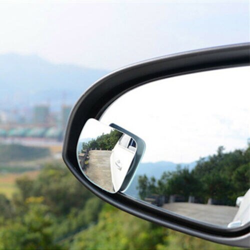 2X Universal Car Auto 360° Wide Angle Convex Rear Side View Blind Spot Mirror