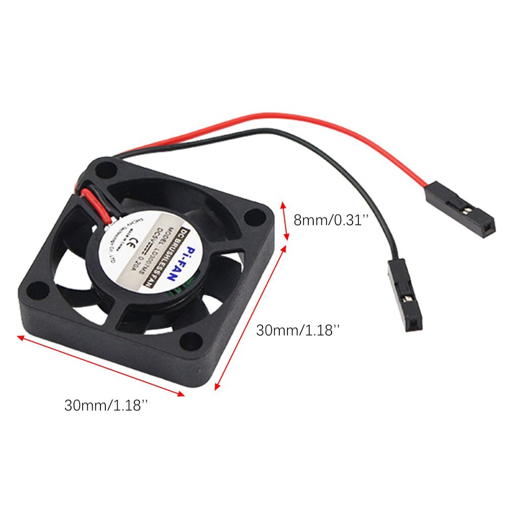 Raspberry Pi CPU Fan Adjustable For Raspberry Pi 4 B / 3B+ / 3B / 2B / B+ CPU Cooling Fan Adjustable 5V 3.3V
