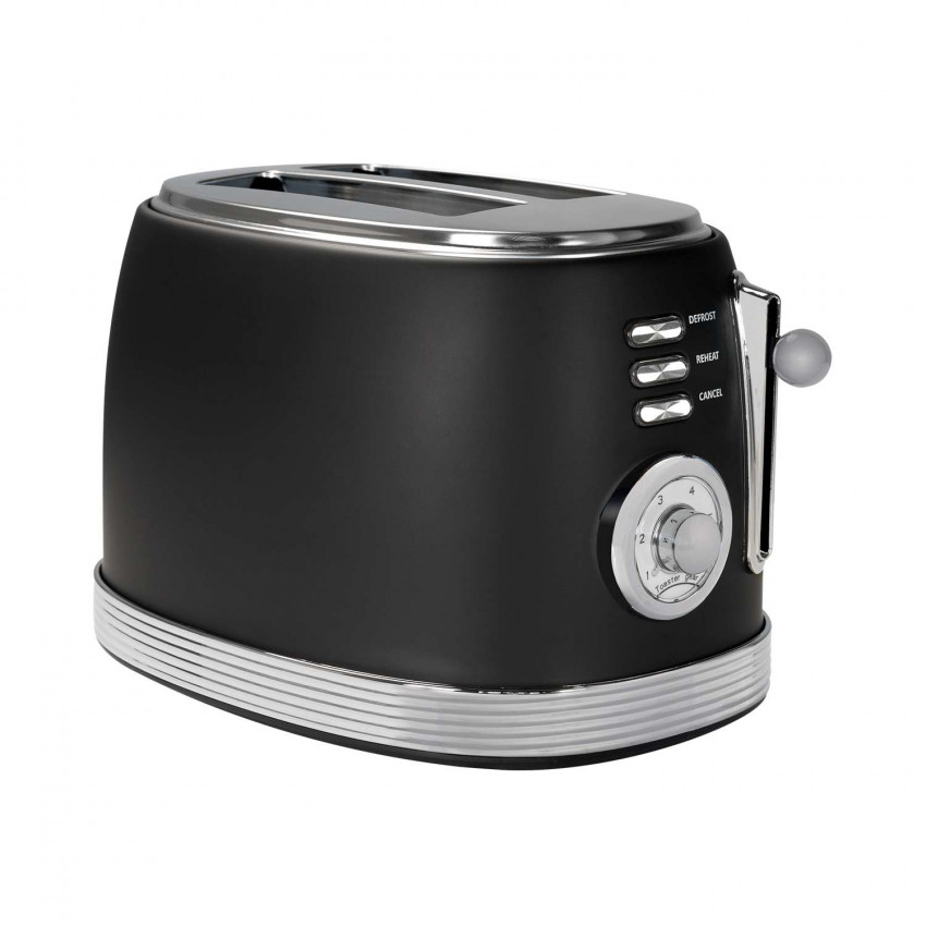 Dayron – grille-pain de style rétro en métal, 850W, 6 niveaux de puissance, 2 tranches, pop-up automatique, pickups, pain et vénitien